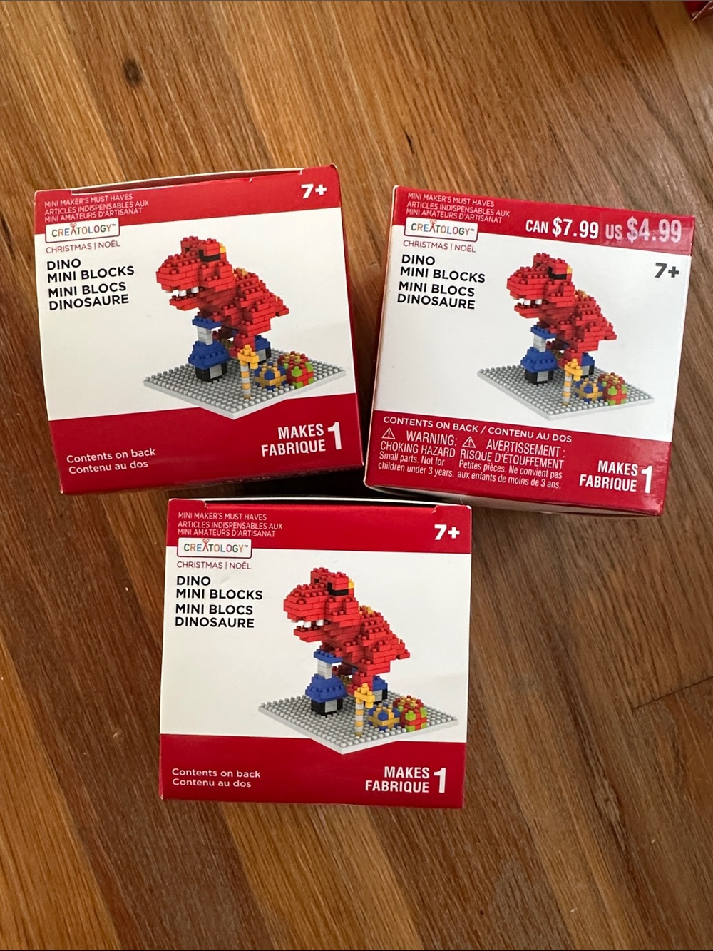 Dino Mini Blocks Party Favors